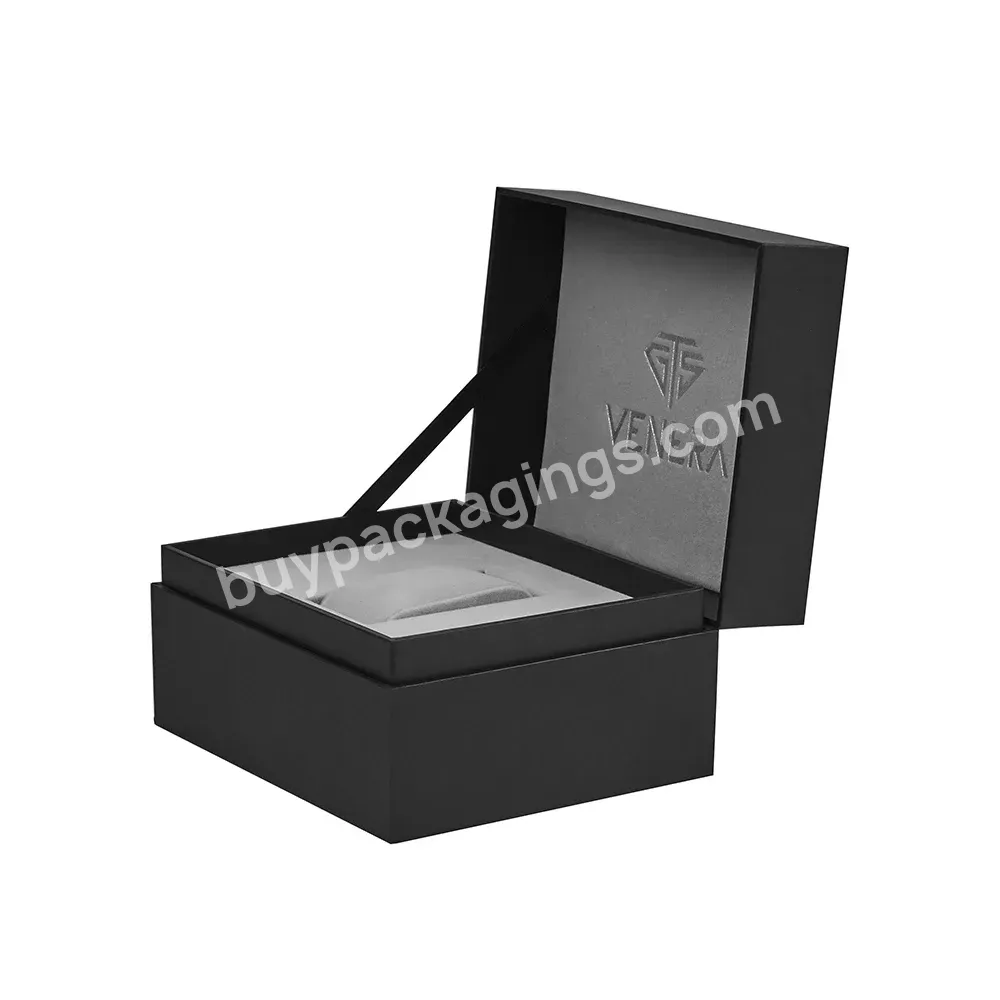 Wrist Automatic High End Black Cases Watch Packaging Box