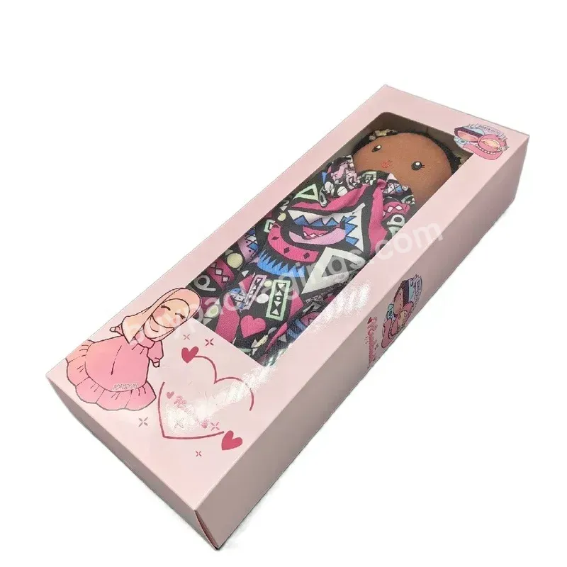 Cotton Stuffing Soft Doll Packaging And Display Window Box Paper Box For Handmade Lovely Doll - Buy Doll Packaging Boxes,Factory Price Custom Foldable Doll Children Kids Toy Packaging Paper Box With Pvc Window,Handmade Doll Packaging And Display Box.