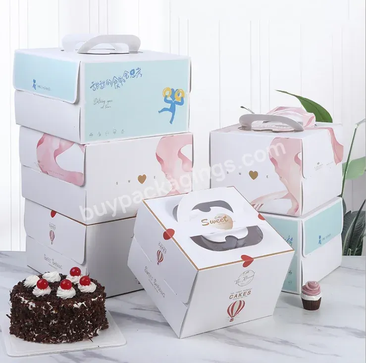 Eco-friendly Paper Box For Cake Packaging And Display Digital Printing - Buy Paper Cake And Bread Boxes,Origami Paper Packaging Box,Scarves Paper Packaging Box.