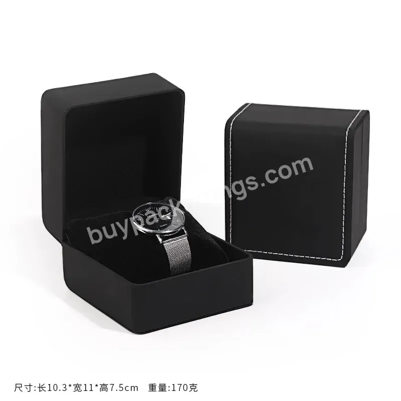 High-end European Pu Leather Watch Box Storage Box Watch Display Box Mechanical Logo Customization