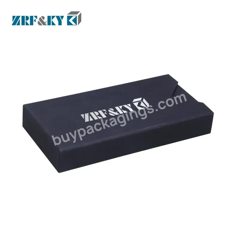 Custom Design Black Printed Paper Packaging Essential Oil Drawer Storage Gift Sliding Box With Custom Your Own Logo