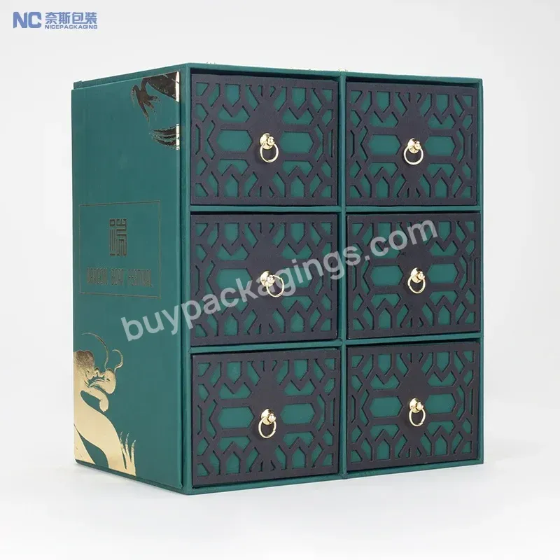 Custom Unique Design Hollowing Out 4 Layer Drawer Hard Box Packaging 8 Pack Luxury Moon Cake Box Drawer Gift Packaging - Buy Mid Autumn Festival Gift Box Custom Unique Design Bakery Boxes Hard Box Packaging 8 Packluxury Drawer Moon Cake Box Packaging.