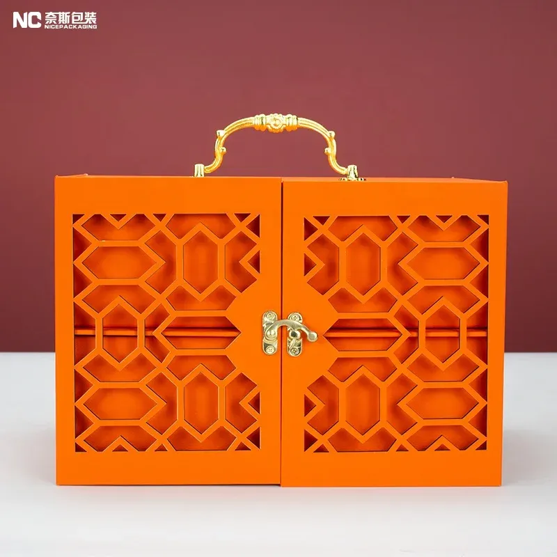 Customised Open Door Modern Mooncake Gift Boxes Set Luxury Mooncake Boxes Drawer Packaging Moon Cake Box For Present - Buy Custom Gift Boxes Cake Slice Paper Gift Box New Packaging Moon Cake Box Set Cookies Dessert Packing Sweet Luxury Gift Paper Box