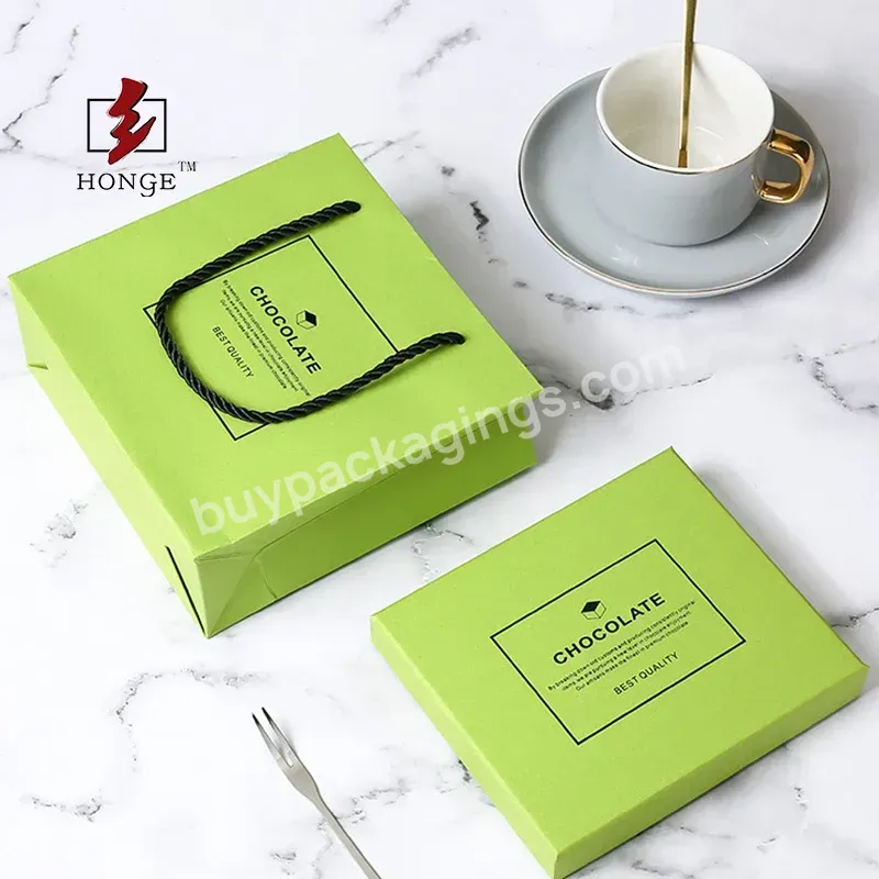 Honge 2023 Custom Design Folding Gift Box Of Chocolate Small Box For Gift Set Package Cardboard Box