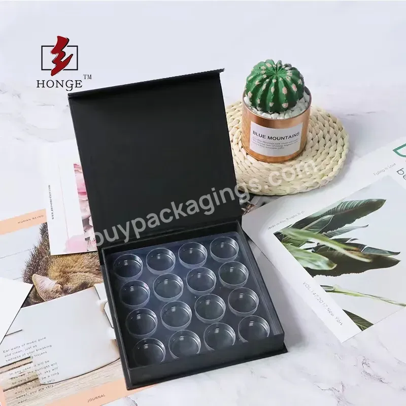 Honge Chocolate Gift Box With Plastic Heart Shape Tray Coated Paper For Birthday Package Wedding Candy Box Rigid Boxes Hg Accept