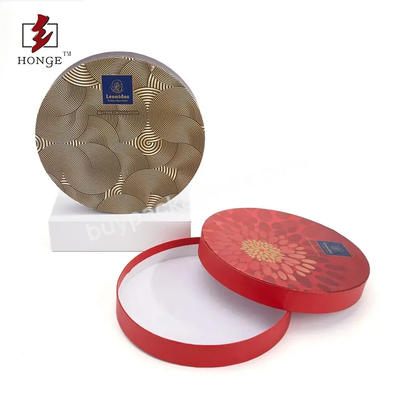 Honge Luxury Design Chocolate Gift Box Coated Paper Customized Disposable Candy Packing Box