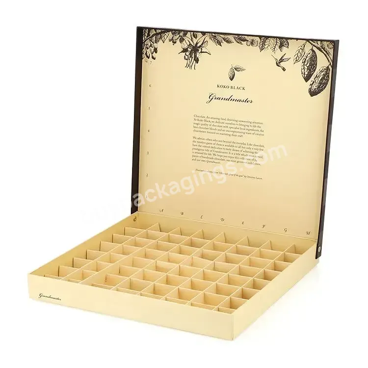 Wholesale Custom Printed Food Paper Box Grade Rigid Cardboard Candy Chocolate Baklava Box