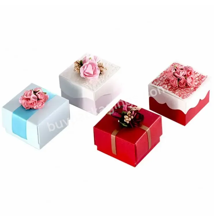 Wholesale Square Shape Christmas Candy Baby Gift Decorative Box