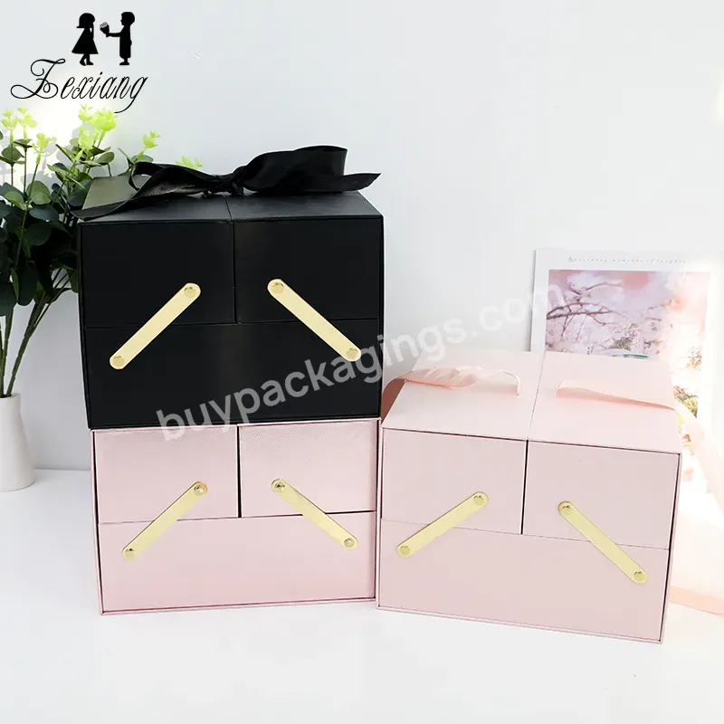 Zexiang Valentine's Day Extensible I Love You Luxury Paper Packing Mom Flower Box With Flower Mud - Buy Luxury Flower Box,Paper Packing Flower Box,Flower Box With Flower Mud.