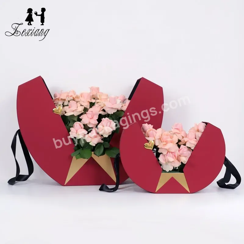 Zexwrap Sailboat Design Valentine's Day Mother's Day Luxury Flower Gift Packing Box