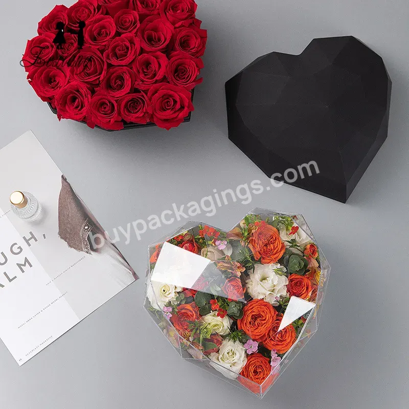 Zexwrap Wholesale Rose Luxury Solid Flower Luxury Box Packing For Preserved Roses