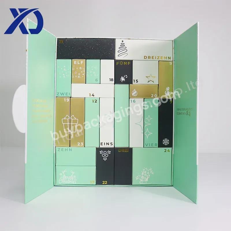 Hot Selling In China Luxury Factory Price Custom Ramadan Price Gift Christmas Advent Calendar Gift Box Packaging