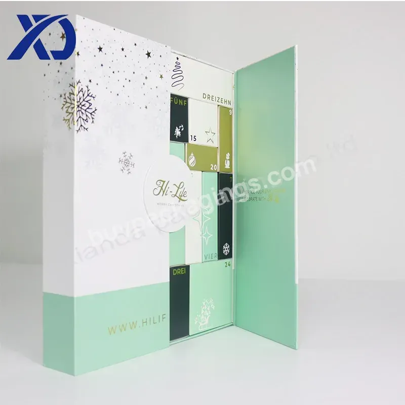 Hot Selling In China Luxury Factory Price Custom Ramadan Price Gift Christmas Advent Calendar Gift Box Packaging