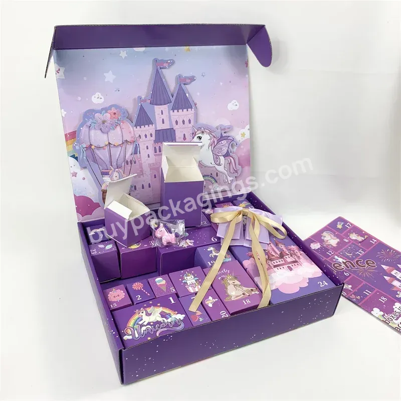 Custom Branded Advent Calendar Box For Skincare/ Cosmetics/ Beauty Products