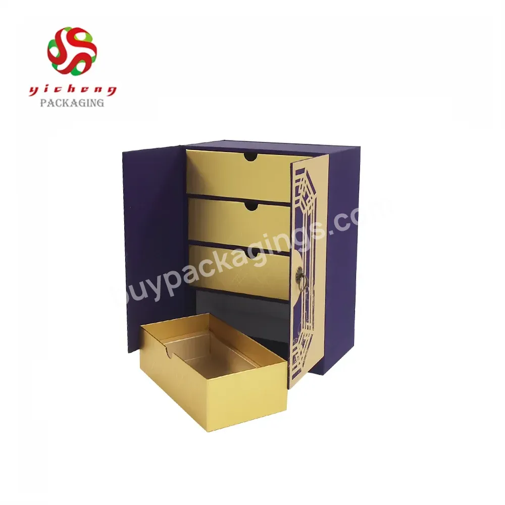 Custom Logo Cardboard Jewelry Gift Bag Necklace Drawing Box Package Slide Drawer Paper Jewelry Packaging Box
