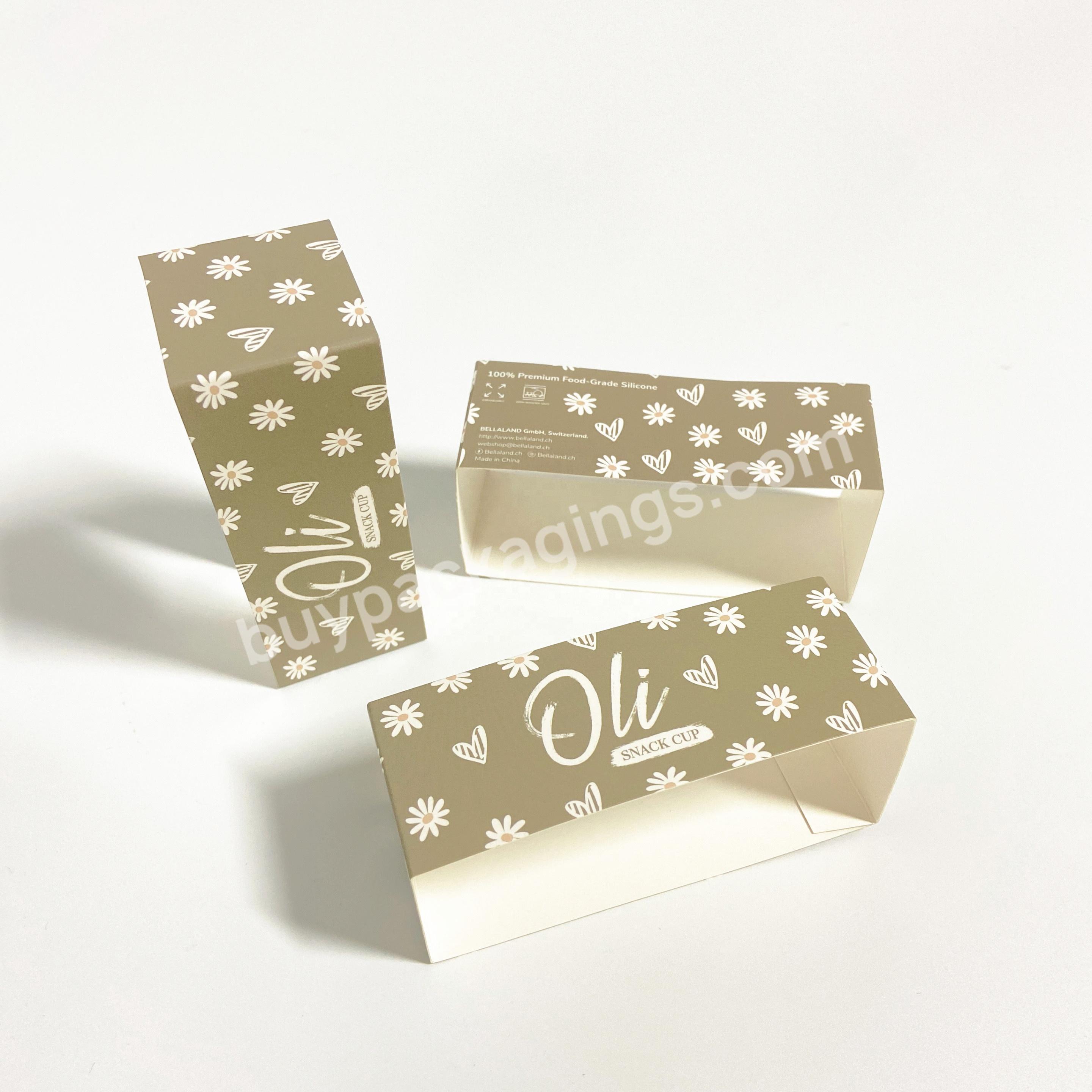 Custom Logo Printed Paper Packaging Box Sleeves For Cake Packing Sleeve