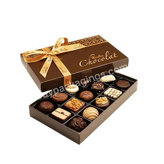 Elegant Chocolate Candy Gift Boxes/customized Chocolate Paper Box Chocolate Gift Box