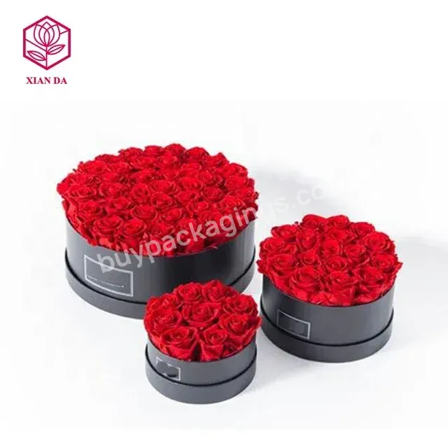 Factory Wholesale Flower Packaging Gift Box Custom Round Box For Flower Packaging