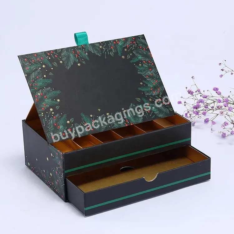 Luxury Custom Logo Pakstar Factory Chocolate Packaging Valentine Day Gift Box With Drawer