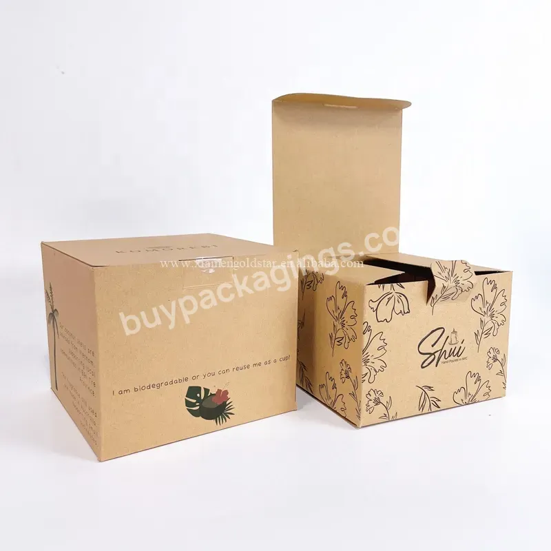 100% Green-eco-friendly Custom Logo Printed Recyclable Candle Box Candle Jar Box Maker