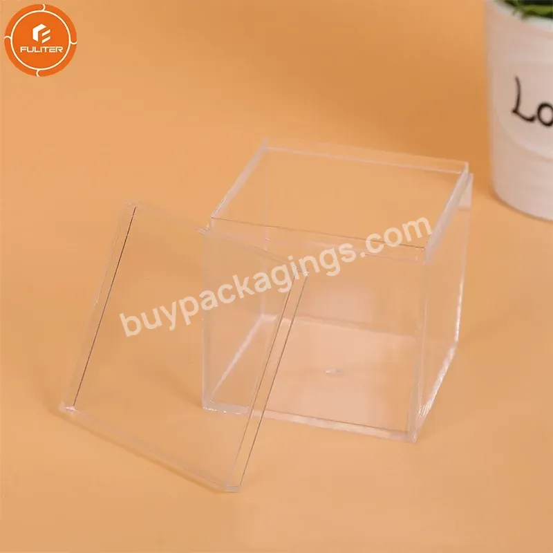 100x100x100mm Food Grade Acrylic Baby Cubes Clear Square Acrylic Cube Box