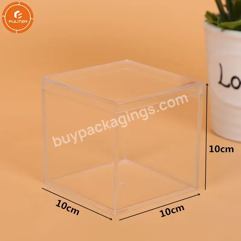 100x100x100mm Food Grade Acrylic Baby Cubes Clear Square Acrylic Cube Box