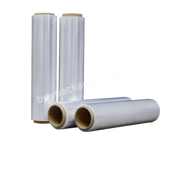 18 Mic Lldpe Wrapping Pallet Transparent Stretch Hood Film Plastic Roll For Packaging Plastic Film Rolls Stretch Film Mini - Buy Stretch Roll Film,Wrap Wrap,Pe Stretch Film.