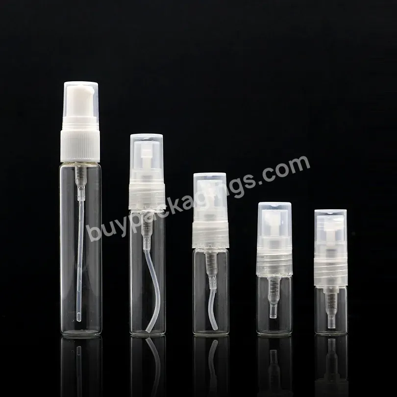 2 Ml 3ml 5ml 10ml Mini Empty 2ml Clear Spray Bottle Glass Perfume Sample Atomizer Spray Bottles For Essential Oil Packaging Sale