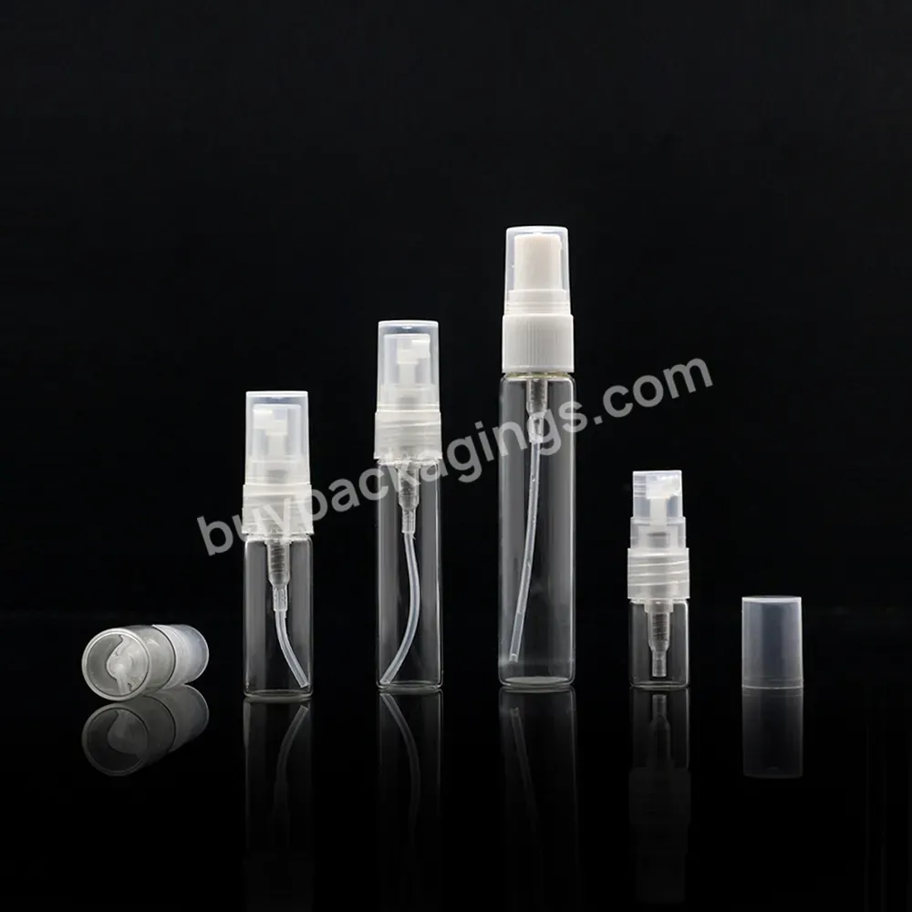 2 Ml 3ml 5ml 10ml Mini Empty 2ml Clear Spray Bottle Glass Perfume Sample Atomizer Spray Bottles For Essential Oil Packaging Sale