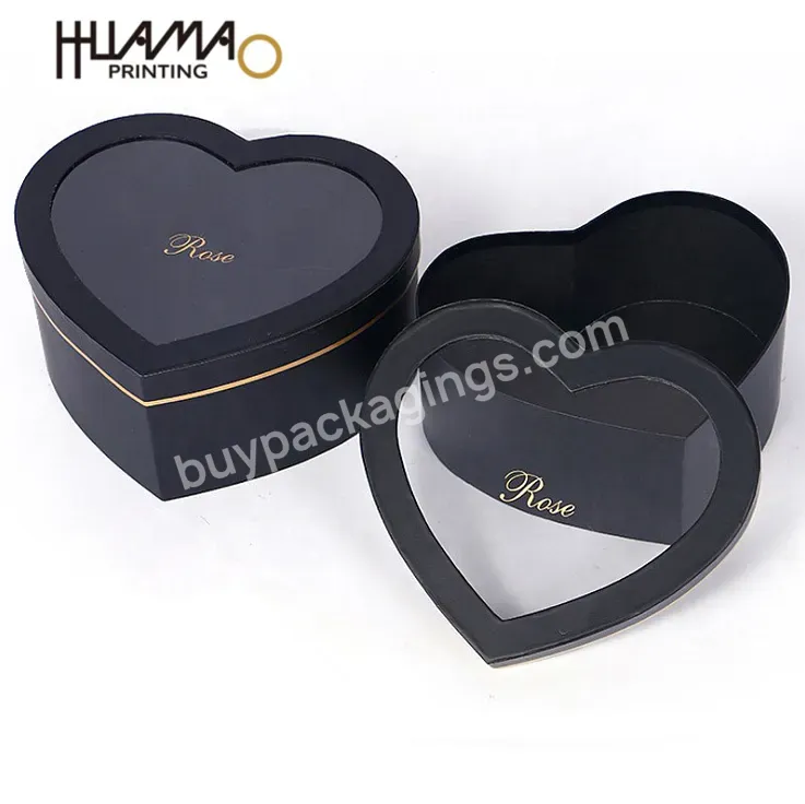 2022 Valentine's Day Hotselling Heart Shaped Paper Box Customized Designs Paper Box Packaging Telescope Boxes Gift & Craft Oem