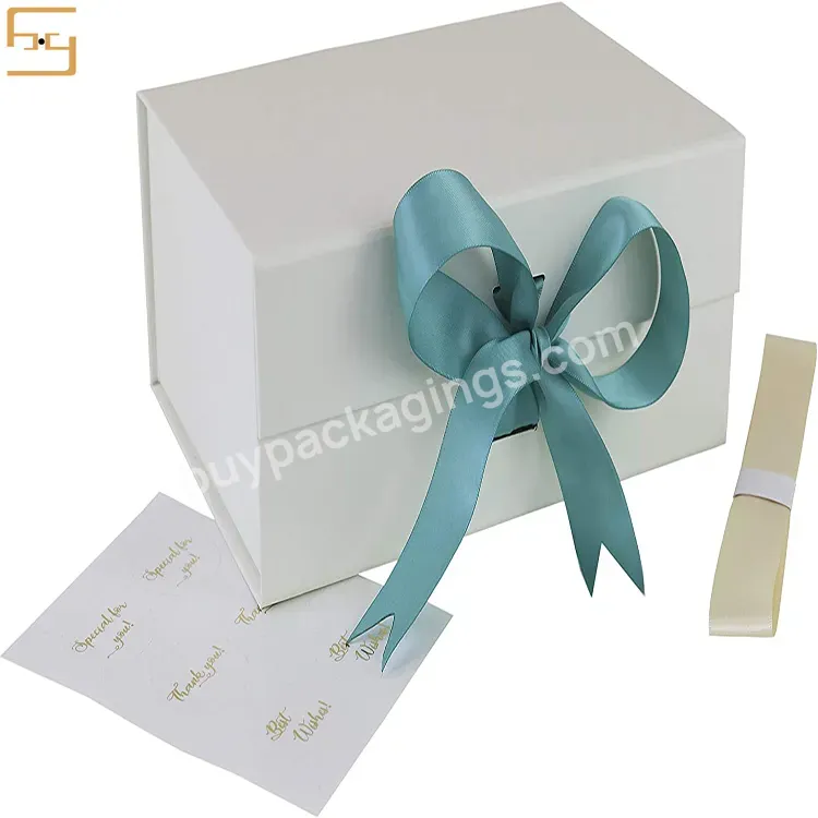 2023 Diy Large Gift Box With Magnetic Lid And Ribbon For Christmas,Valentine's Day,Birthdays,Bridal Gifts,Weddings