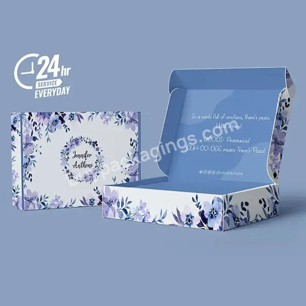2023 New Arrival Black Gift Shipping Mailer Box Custom Logo Cosmetic Box Beauty Packaging