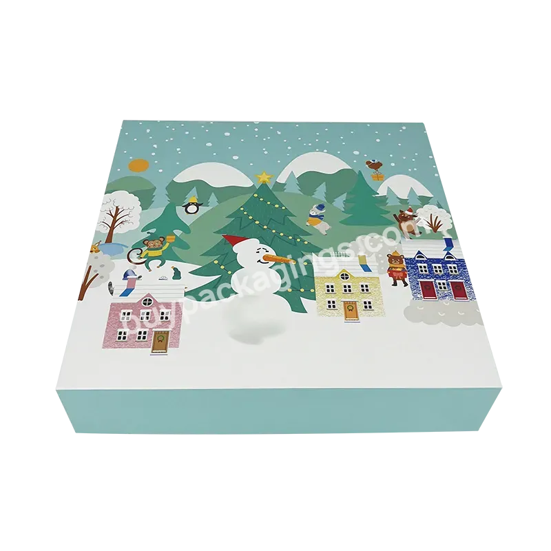 2023 New Design Advent Calendar House 3d Pop Up Box Gift Packaging Box 24 Days Personalised Printing Advent Calendar Custom Box