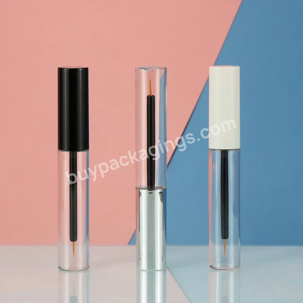 2.5ml 5ml 10ml Customized Mascara Tube Body Customized Logo Color And Screw Cap Style Color With Wand Mascara Tube - Buy Lip Gloss Tube,Lip Gloss Packaging,Brush Tube.