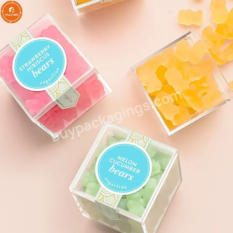 2inch Clear Square Food Grade Cube Acrylic Wedding Favor Acrylic Candy Box For Candy - Buy Acrylic Candy Box,Clear Acrylic Box,Acrylic Box For Candy.