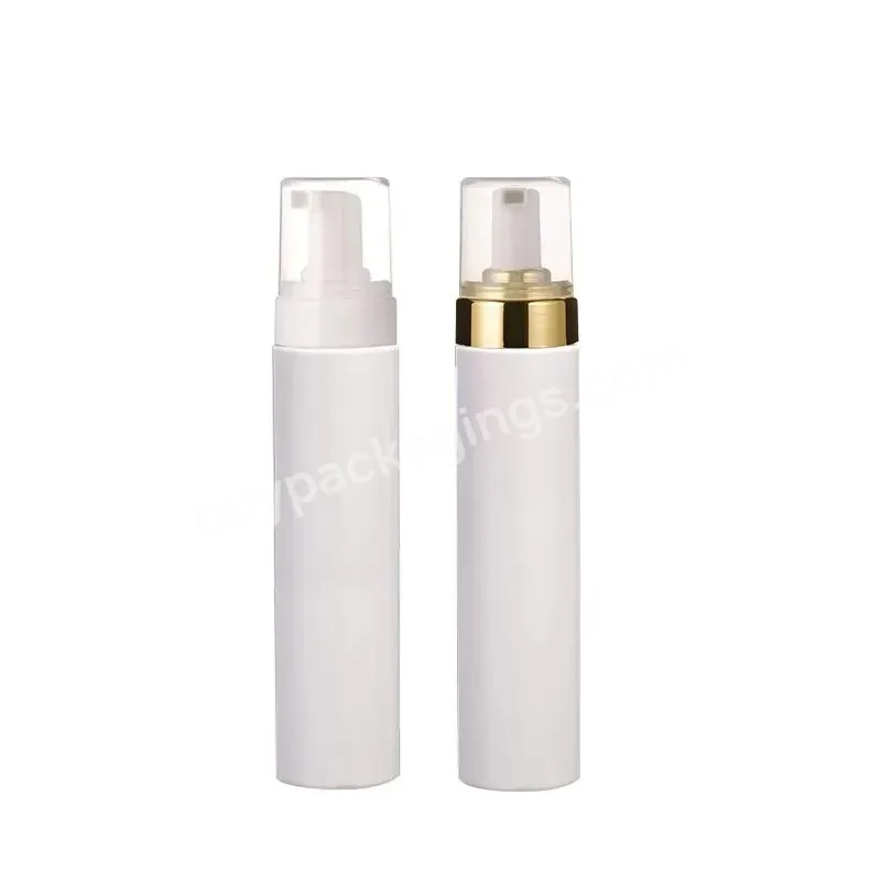 30ml 50ml 60ml 100ml 150ml 200ml 250ml White Black Cosmetic Facial Cleanser Dispenser Pet Plastic Mousse Foam Pump Bottle