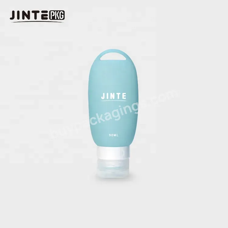 40ml 60ml 90ml Empty Plastic Cosmetic Packaging Travel Tube With Flip Cap Soft Silicone For Skin Care Cream Containers