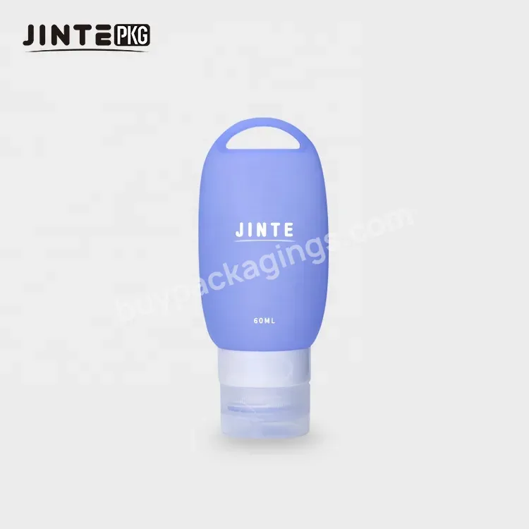 40ml 60ml 90ml Empty Plastic Cosmetic Packaging Travel Tube With Flip Cap Soft Silicone For Skin Care Cream Containers