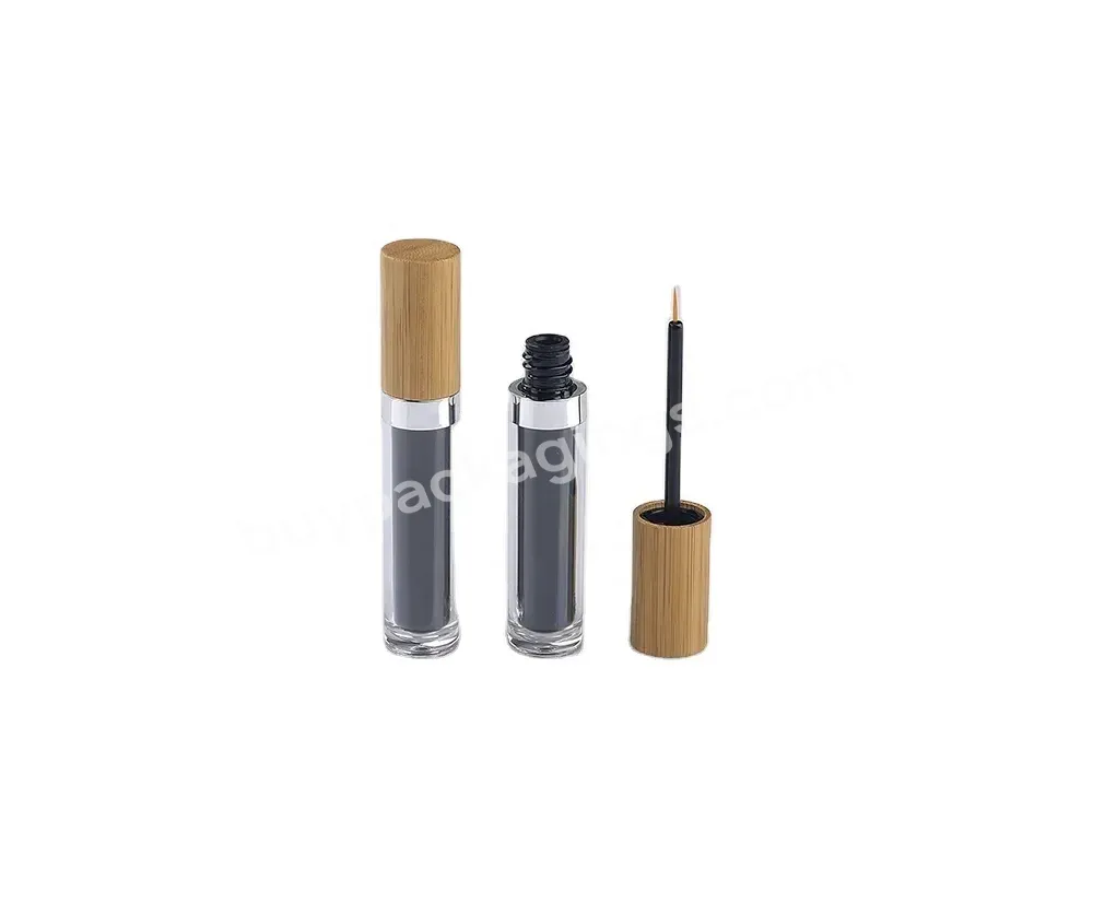 4ml 4.5ml Eyeliner Plastic Bottle With Bamboo Cap - Buy Make Up,Eyeliner Plastic Bottle With Bamboo Cap,4ml Eyeliner.