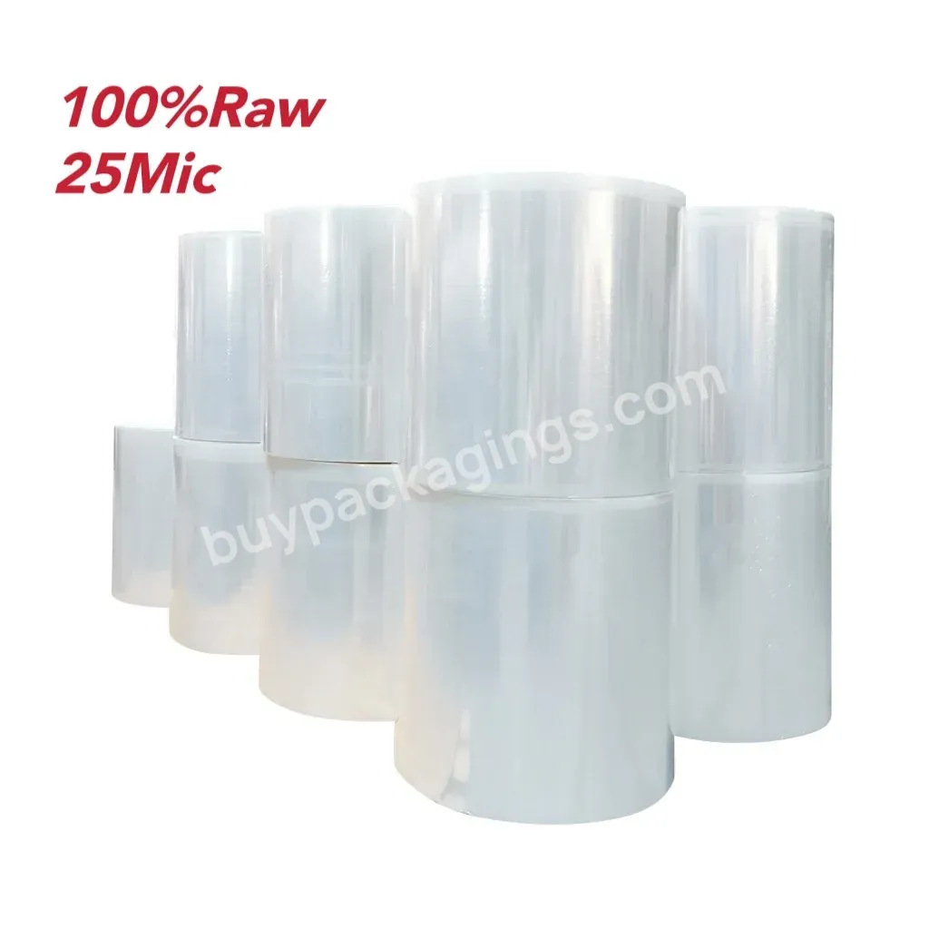 500mm Lldpe Casting Factory Biodegradable Plastic Film Stretch Film Jumbo Roll Transparent Plastic Film