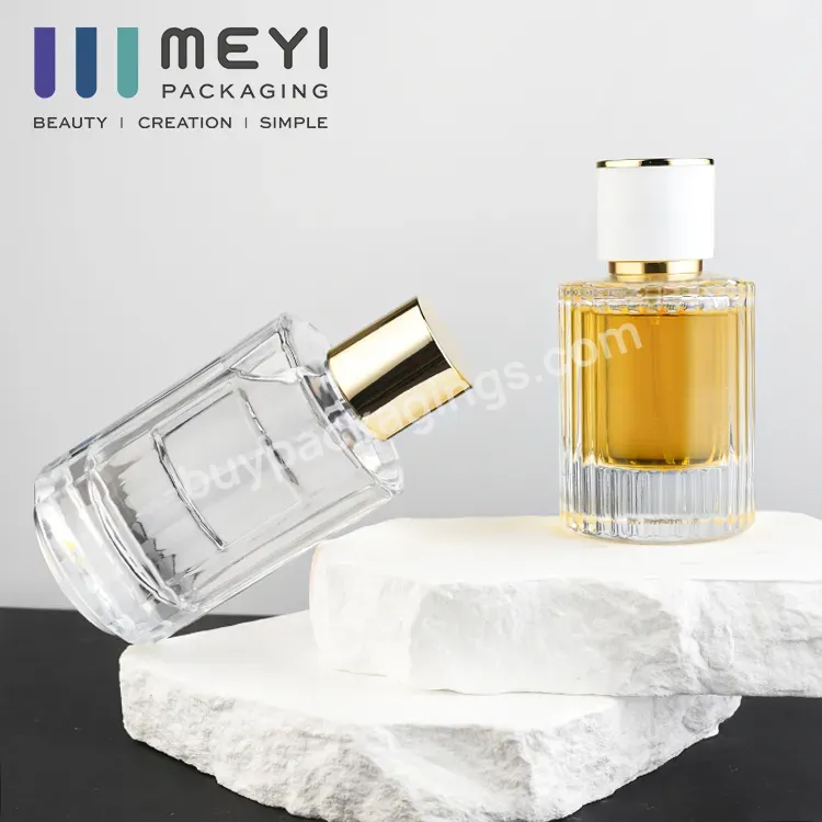 50ml And 100ml Ribbed Body Perfume Bottle Label Available