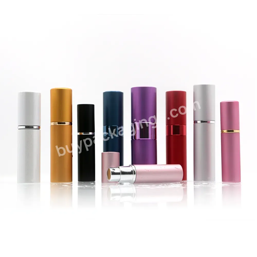 5ml 8ml Wholesale Travel Mini Perfume Spray Bottle Aluminum Portable Bottle Perfume Atomizer