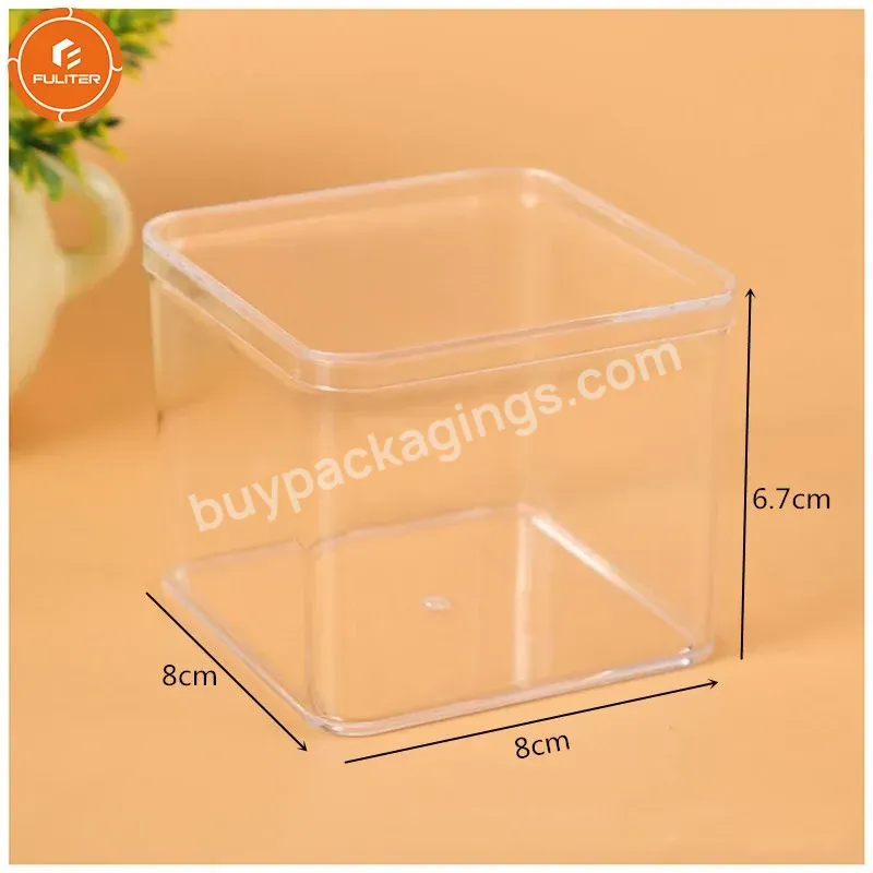 8*8*6.7cm Transparent Plastic Display Favors Acrylic Candy Box