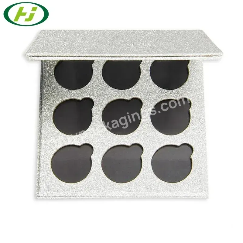 9 Color Empty Magnetic Eyeshadow Palette Case With Custom Logo - Buy Eyeshadow Palette Private Label,Magnetic Eyeshadow Palette,Custom Eyeshadow Palette.