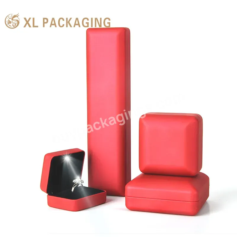 All Kind Of Red Luxury Jewelry Box Bracelet Necklace Ring Magnet Jewelry Packaging Box For Custom Logo