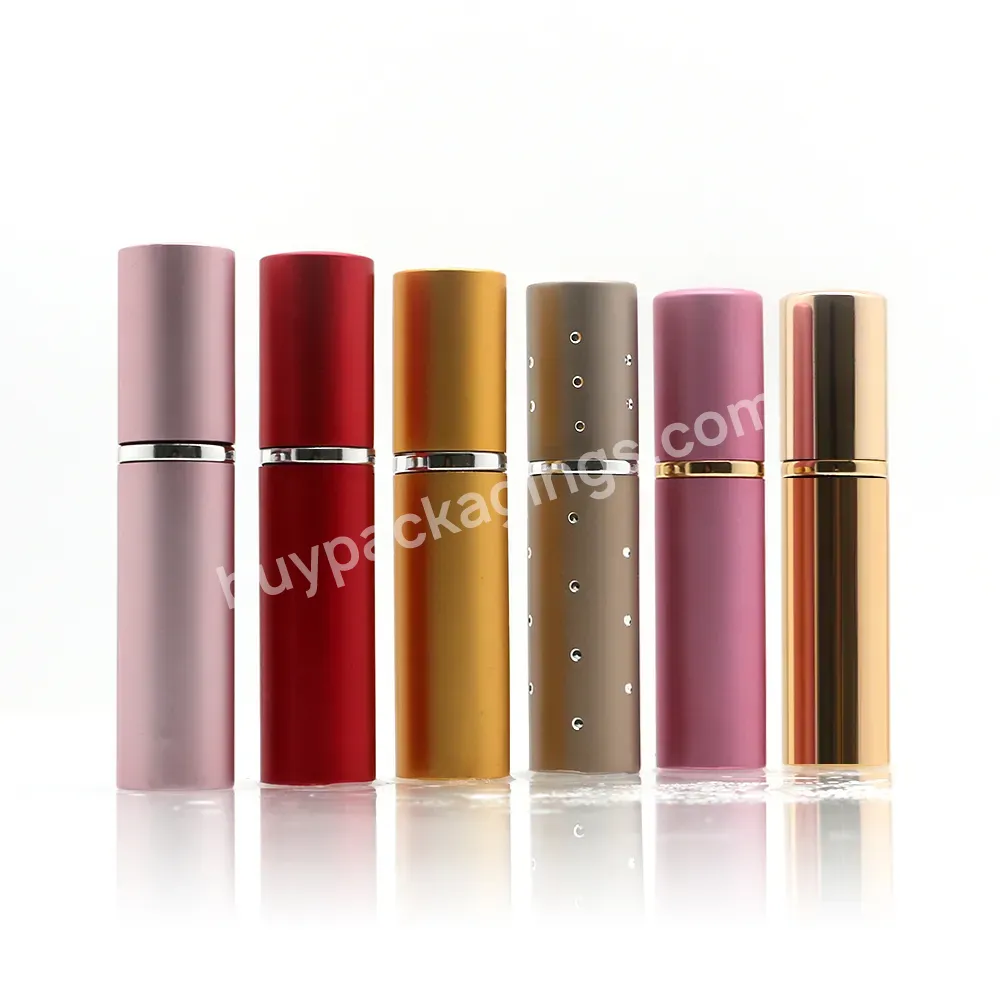 Aluminum Empty Packaging Reusable 5ml8ml10ml15ml20ml Portable Mini Perfume Moisturizing Spray Sample