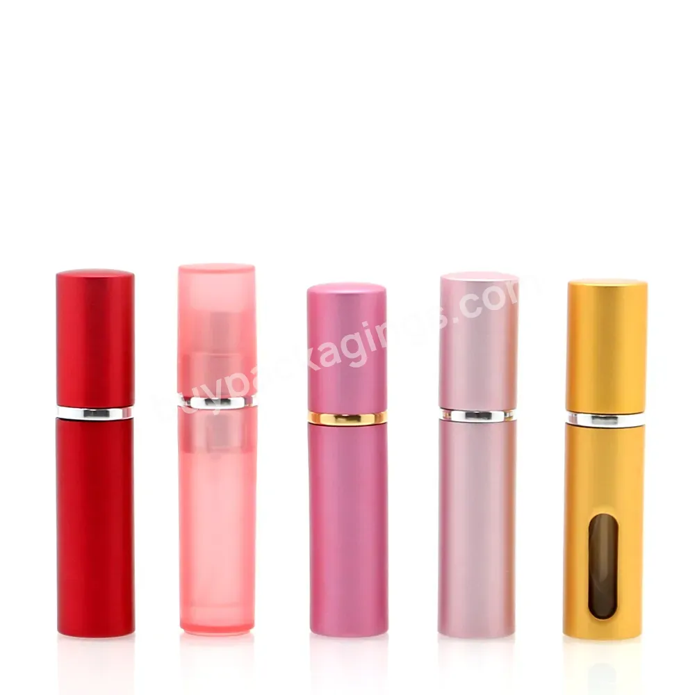 Aluminum Empty Packaging Reusable 5ml8ml10ml15ml20ml Portable Mini Perfume Moisturizing Spray Sample