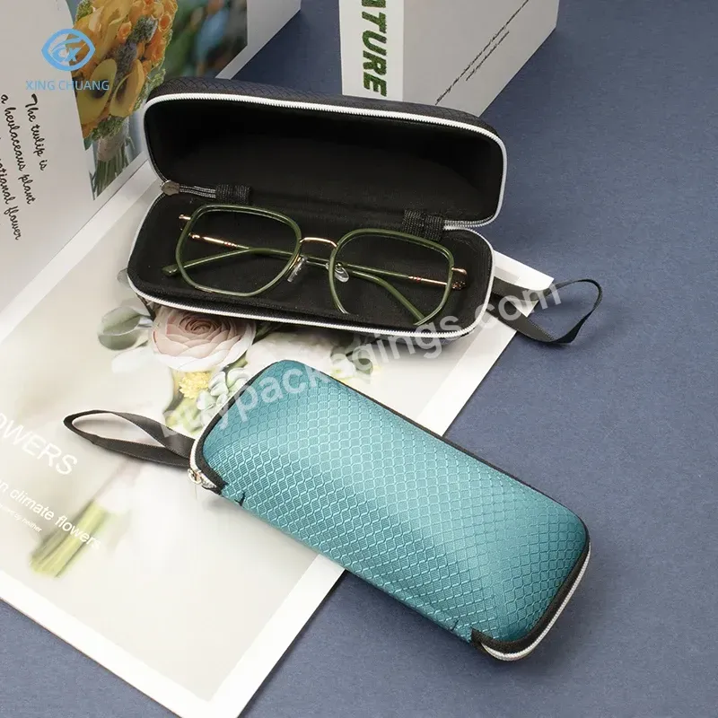 Belt Clip Large Size Eye Wear Zipper Car Glasses Box Case Eva Sunglasses Case