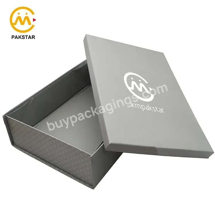Bespoke Custom Print 2 Pieces Rectangle Folding Lid And Base Clothing Packiging Shoes Packaging Gift Box
