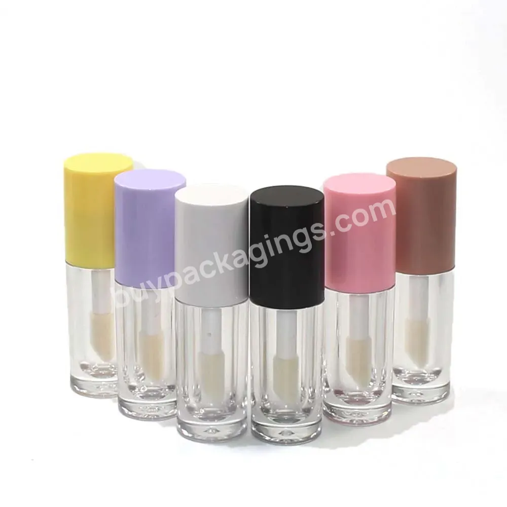 Big Brush Large Capacity Lipgloss Containers Lip Glaze Tube Packaging 5ml 8ml Custom Logo Big Wand Lip Gloss Tubes